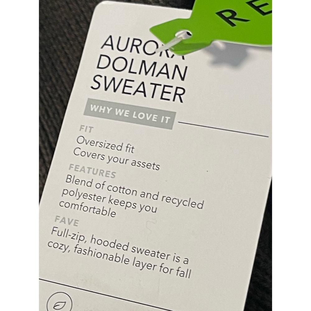 Athleta Aurora Dolman Sweater in Mountain Olive NWT SZ XL and 1X - Picture 9 of 15